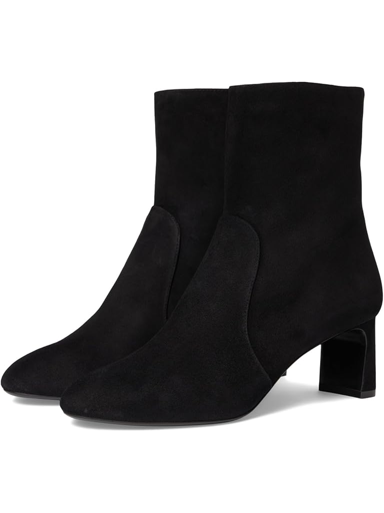 Black Stuart Weitzman Babette Zip Boots 60
