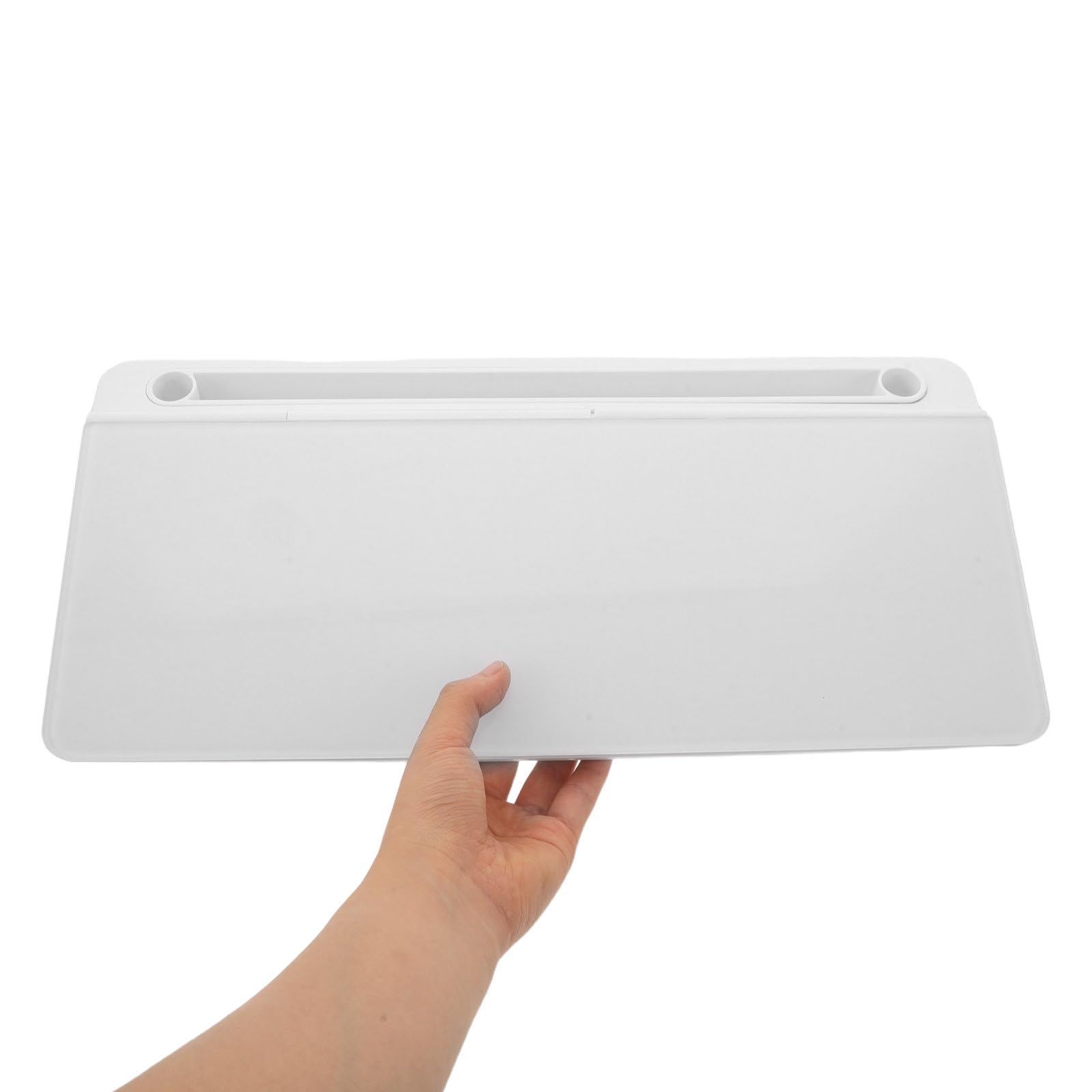 Gadpiparty Desktop Glas Whiteboard mit Ablage, Stifthalter und