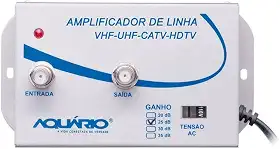 Amplificador de Linha TV 25Db Al-25 Aquário 30032 NÃO