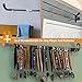 asdmm Hockey Stick Display Holder - Lacrosse Bat Rack, Sports Equipment Storage Rack, Wall Mount,Acrylic Material, 1 Pair