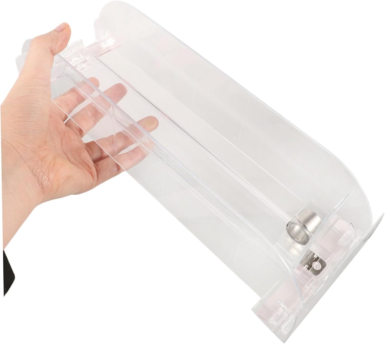 Automatic Beverage Pusher Organizer Adjustable Soda Dispenser Rack for Refrigerator Efficient Can Holder for Freezer Versatile Drink Management System for Convenience