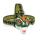 DX DAXIN Dinosaurier LED Stirnlampe für Kinder, T-Rex Dino Spielzeug LED Kopflampe mit Roar Sound, Scheinwerfer mit 3 Beleuchtungsmodi, Taschenlampe für Lesen Laufen Camping Wandern Angeln