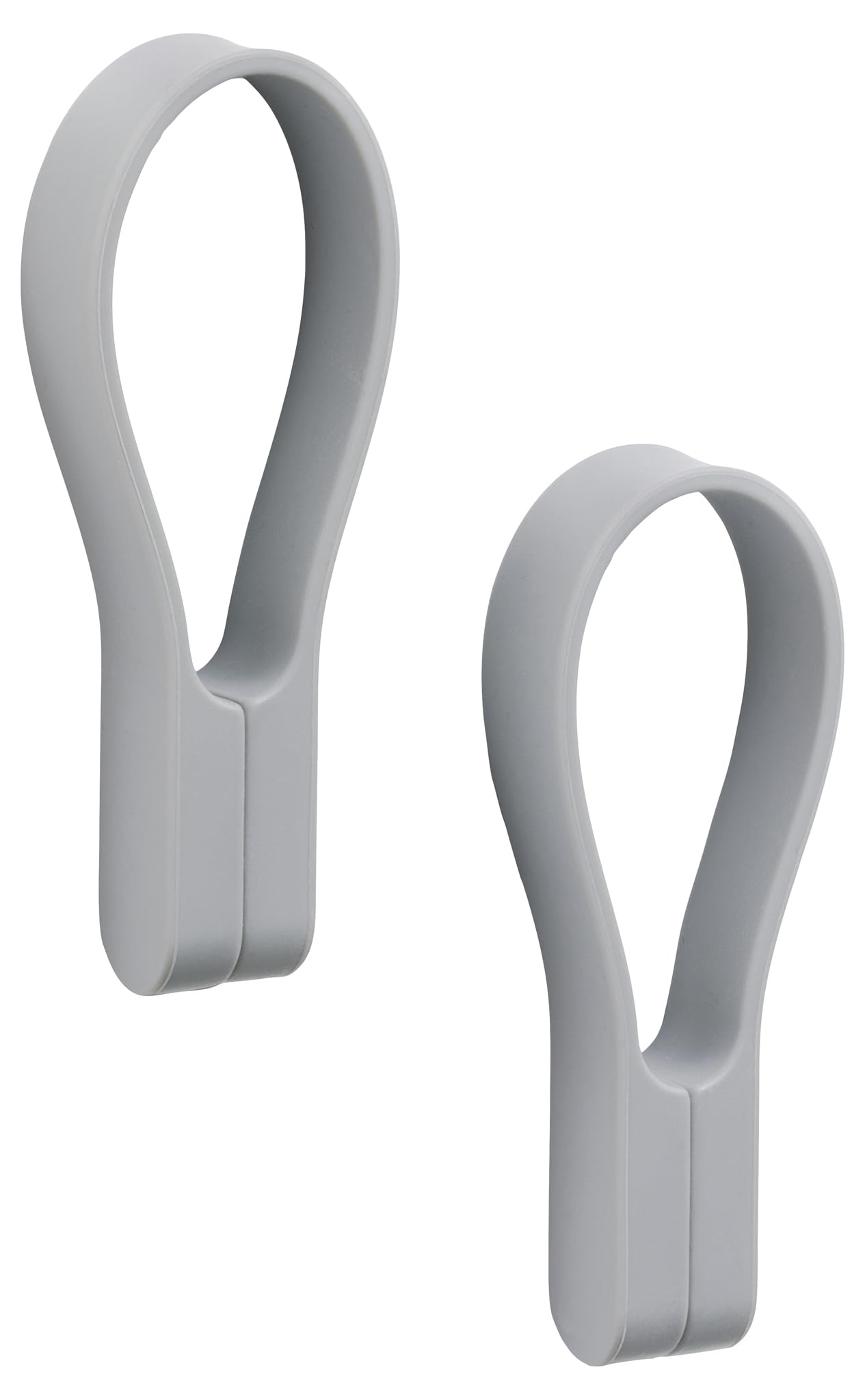 Zone Denmark Loop Handtuchclips Magnetische Handtuchclips, 9 cm, Gull Grey, 2 Stück