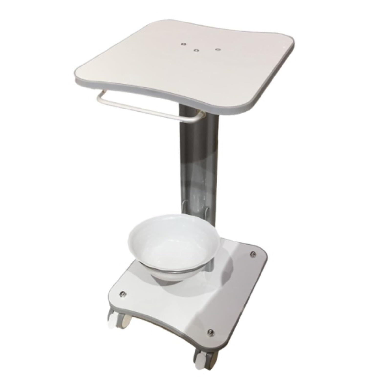 Shswud White Esthetician Cart, Salon Tray Cart Utility Carts Massage Tools Beauty Hairdressing Rolling Trays With Wheels Trolley Cart Nail Cart