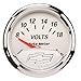 AUTO METER 1391-00408 Chevy Vintage 2-1/16" 8V - 18V Electric Voltmeter Gauge (52.4mm)