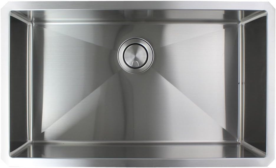 Transolid DUSS301810 Diamond Stainless Steel 30-in Undermount Kitchen Sink Kitchen Sink in Stainless Steel