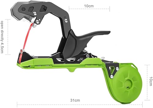 Miniatura 2 de Juego de máquina de atar plantas para plantas trepadoras, tomates, tomates, verduras de vid, plantación de flores, pepino, 10000 grapas, 20 rollos