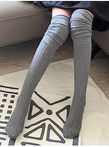 Thigh High Socks for Women Winter Over Knee Boot Stockings Extra Long Socks Knit Leg Warmers3