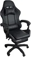 Oficial Webshop Cadeira Gamer Stillus Ergonômica Com Apoio Para Os Pés - Preto