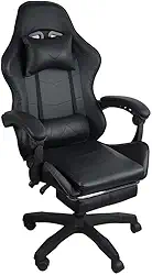 Oficial Webshop Cadeira Gamer Stillus Ergonômica Com Apoio Para Os Pés - Preto