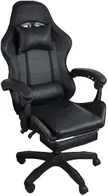 Oficial Webshop Cadeira Gamer Stillus Ergonômica Com Apoio Para Os Pés - Preto