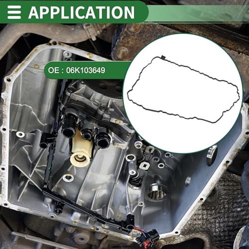 Image of Motoforti Car Oil Pan Gasket Car Transmission Oil Pan Gasket Engine Oil Pan Gasket Seal No.06K103649 for Audi A3 2015-2020 for Audi Q3 2019-2024 1 Pc