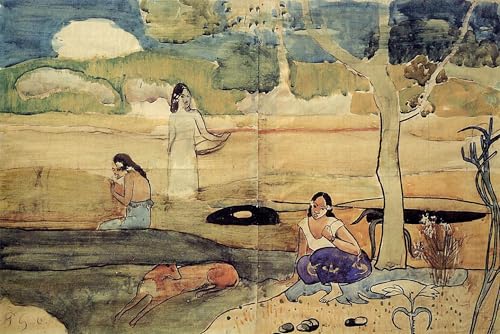 Lienzo decorativo para pared de Paul Gauguin 60x90cm: pintura mural para dormitorio