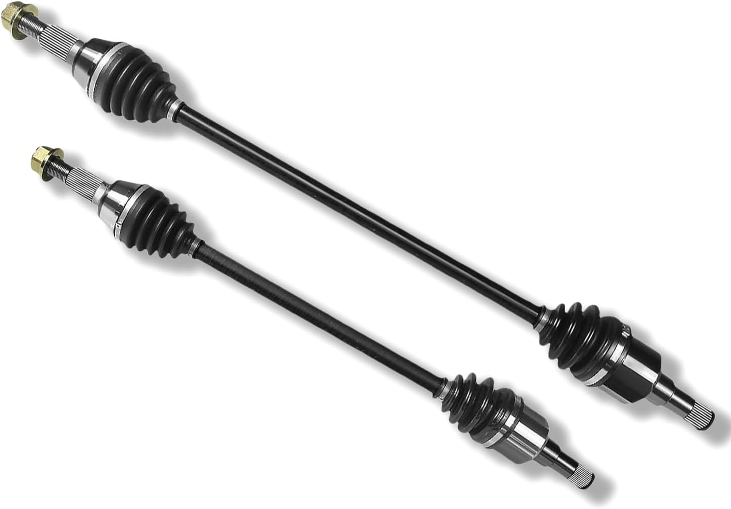 CV Axle Pair for Chevy Equinox 2010 2012 2013 2014 2015 2016 2017 LTZ LT LS, for GMC Terrain 2010-2017 SLT SLE 2.4L 3.0L, CV Axles Joint Shaft Rear Left Right Passenger Driver Side Reolacement
