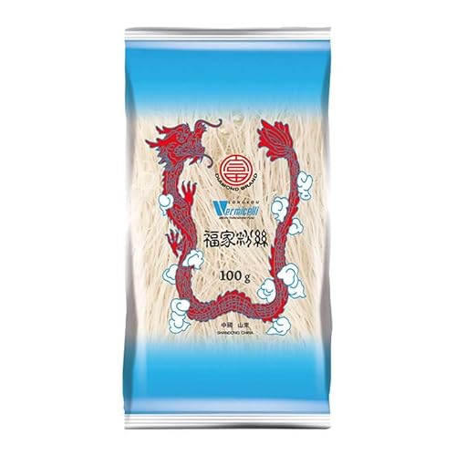 Fideos de soja tipo cristal Longkou 100 g vermicelli asiático