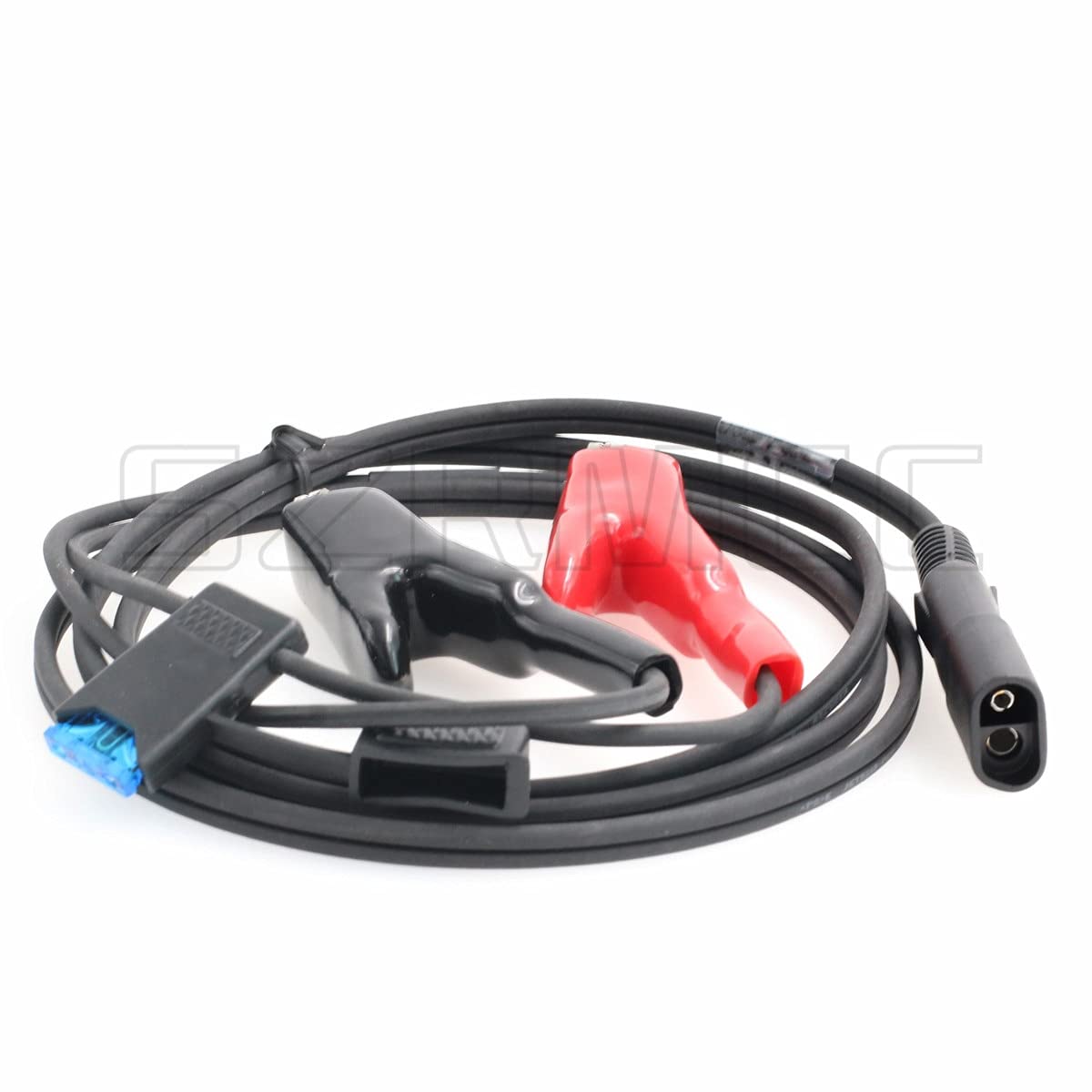 Davitu Wiring Harness - Car Battery Alligator Clips to SAE 2 pin A00400 Power Cable for Trimble GPS 5700 R8 5800 Topcon GPS Total Station