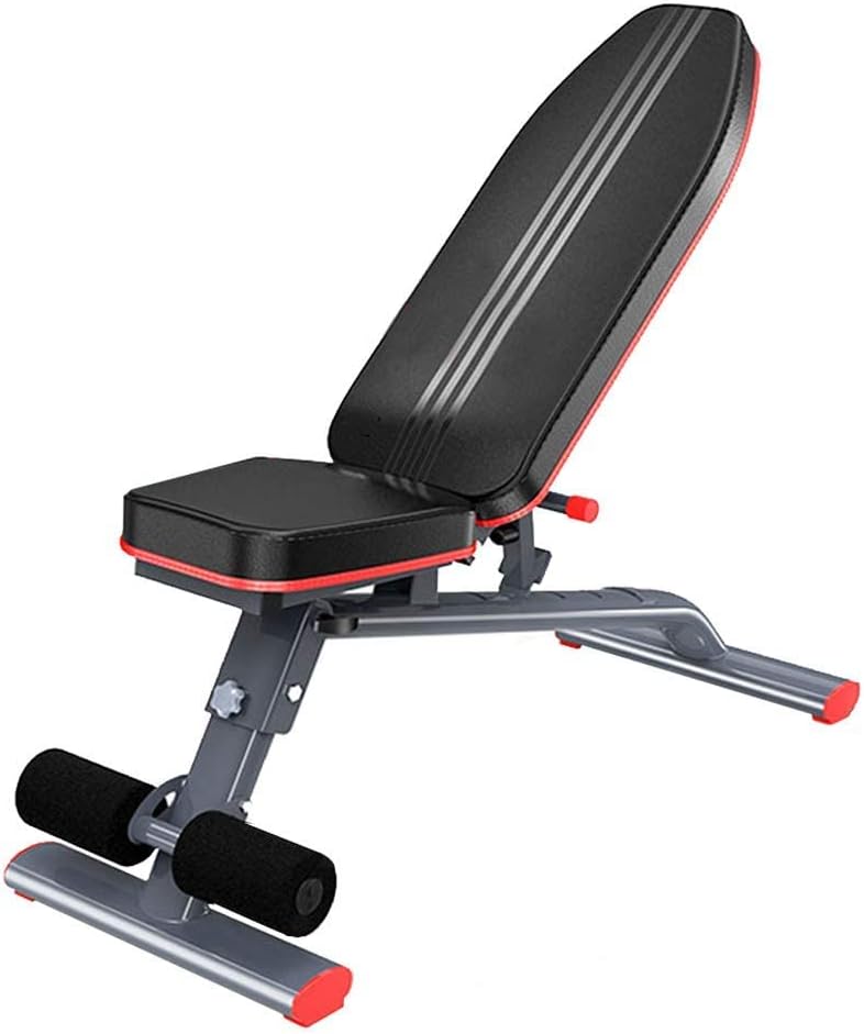 Weight Bench Dumbbell Weight Lifting Multi Functional Foldable Weight Bench,Adjustable Fitness Bench,Sit-ups Fitness Equipment FID Bench Press Dumbbell Bench,for Ind