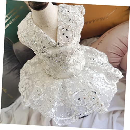 MARMERDO de saia para cachorro vestidos com jaqueta vestido formal de roupa cachorro roupa de cachor