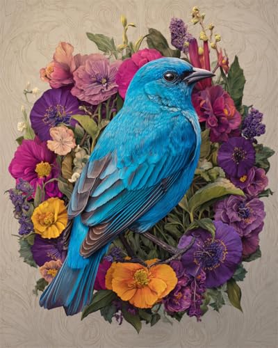 Cross Stitch With Beads Kit Oiseaux pour décoration salon DIY