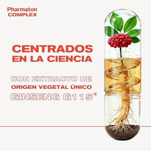 Miniatura 8 de Pharmaton Complex - Multivitamínico Con Ginseng G115-100 Comprimidos - Energía Física Y Mental - Vitaminas Para El Cansancio
