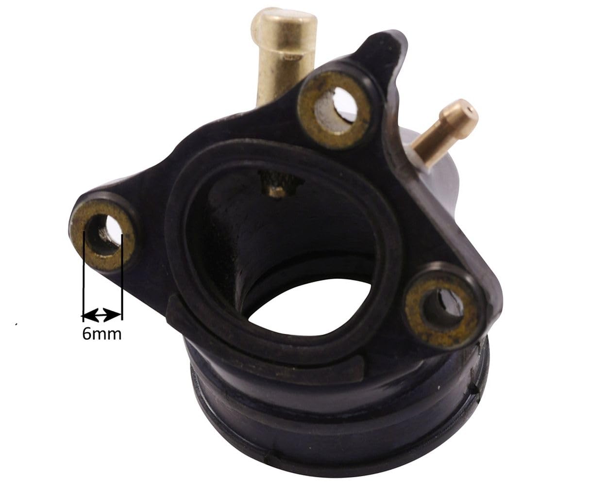 2EXTREME Collettore di aspirazione compatibile per PIAGGIO X9 Evo 125ccm 4T, X8 125 LEADER, GILERA Runner 200 VXR 4T LC 03-05, XEvo 125 LEADER, VESPA GTS 125 Leader, Runner 125 VX ST 4T LC
