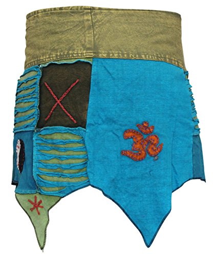 Shopoholic Fashion Womens Hippie Stonewashed Festival Gothic Cotton Summer Skirt3