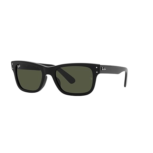 Óculos de Sol Ray-Ban Mr Burbank 0RB2283 901/31 Tam 55 / Preto - Lentes Verde