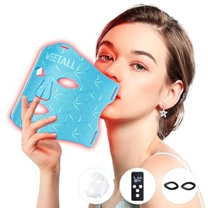 Red Light Therapy Mask for Face: LED Infrared Facial Mask Skincare Device, Beauty Care Tool for Women at Home