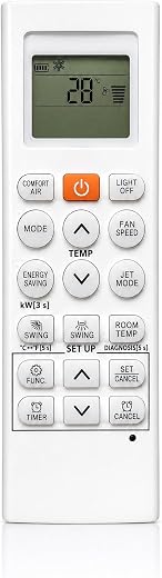 RESORB RE 36H AC Remote Control Compatible for LG Split and Window Air Conditioner, Match Keys Exactly with Old Remote Bef...