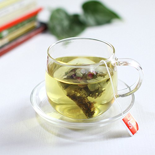 Lucklovely Empty Heat Sealing Nylon Pyramid Tea Filter Bags For Loose Tea (1000) #TOP5