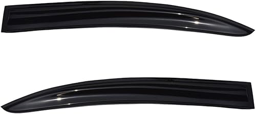 Miniatura 4 de 4 viseras negras exteriores para ventana, sombra de sol, lluvia, viento, cubierta de acrílico de repuesto para Lancer 2008-2017