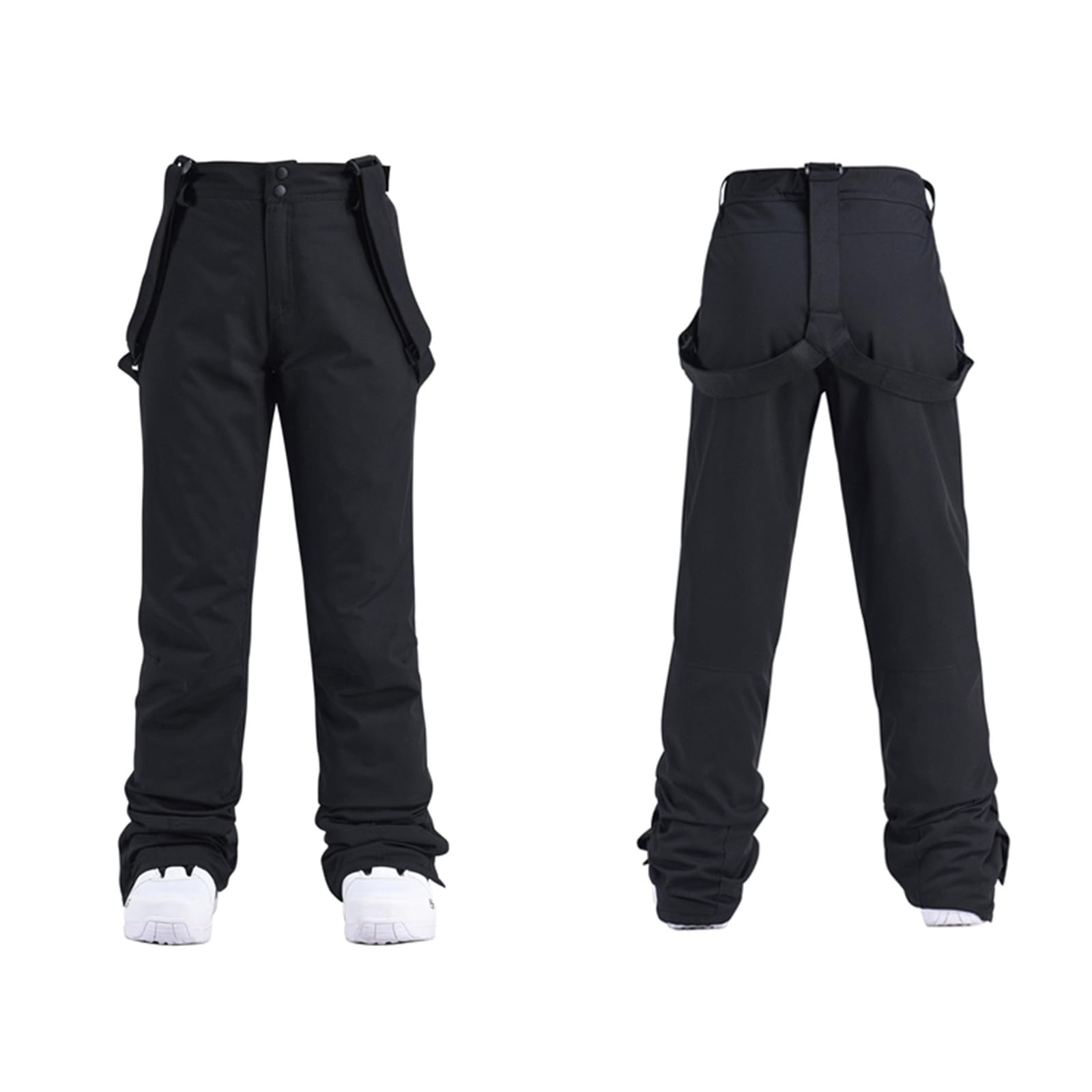 Tuta da sci per uomo e donna, set da 2 pezzi, tuta da neve, giacca da neve, traspirante, antivento, con cappuccio, per sci, snowboard