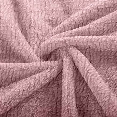Couverture microfibre chiot rose pour des soirées cocooning au salon - 5