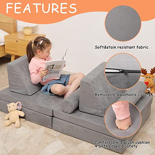 Betterhood Play Couch Sofa For Kids Imaginative Furniture Play Set For Creative Kids,Toddler To Teen Bedroom Furniture,Girls And Boys Playroom Sofa Medium #TOP6