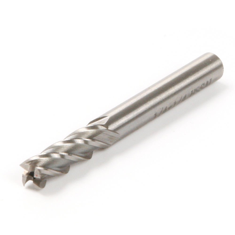 Yosoo 5pcs HSS CNC 4 Flute 1/4'' x 1/4'' End Mill Cutter Milling Machine Cutter Bit