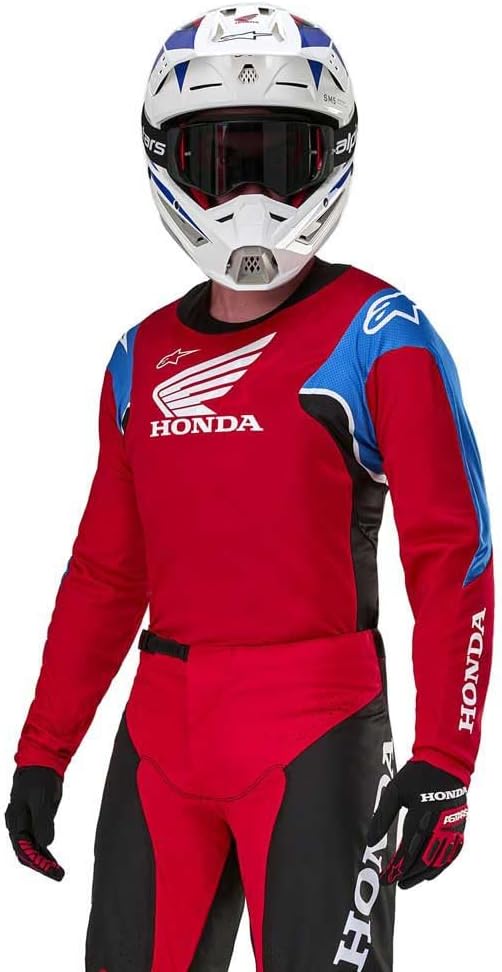 Alpinestars Honda Racer Iconic Jersey, 2XL, Bright Red/Black/White