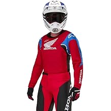 Alpinestars Honda Racer Iconic Jersey, 2XL, Bright Red/Black/White