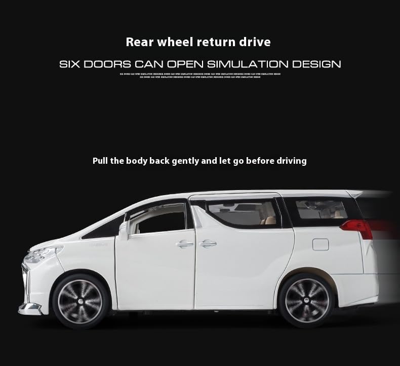 1/24ビジネスカーシミュレーション合金車モデルコレクション装​​飾品(Black)