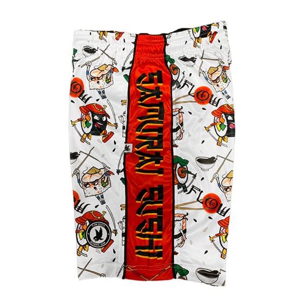 Flow Society Samurai Sushi Boys Lacrosse Shorts | Boys LAX Shorts | Lacrosse Shorts for Boys | Kids Athletic Shorts for Boys2