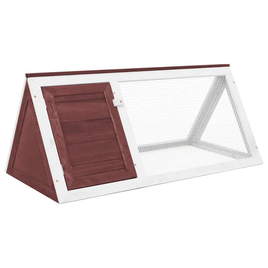 Kaninchenstall, Braun, Holz, Käfig für Kaninchen, Kleintiere