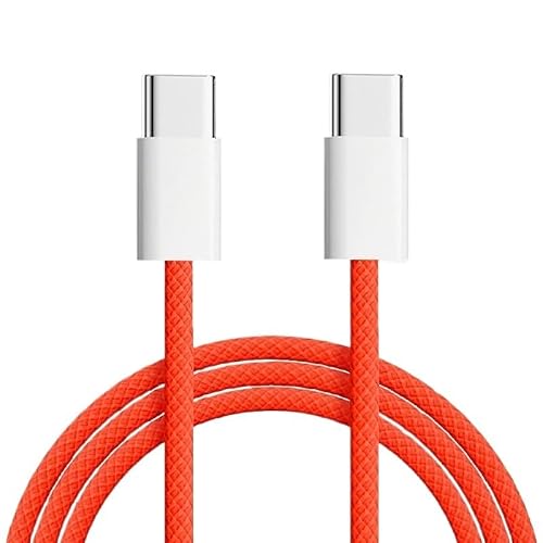 USB-C - Type C �J���[�P�[�u�� PD 60W �����D��P�[�u���A�N�Z�T���[�p(1m,Orange)