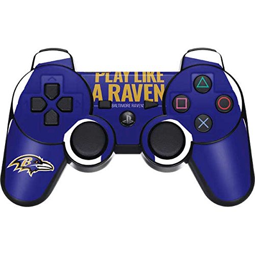 Skinit Decal Gaming Skin Compatible with PS3 Dual Shock Wireless Controller - Officially Licensed NFL Baltimore Ravens Team Motto Design