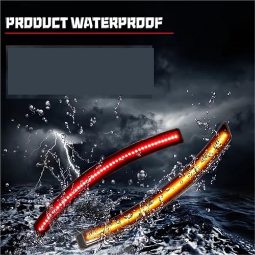 Luces giro intermitente para Corvette C7 de 2014 a 2019 pack de luz posición lateral LED 3