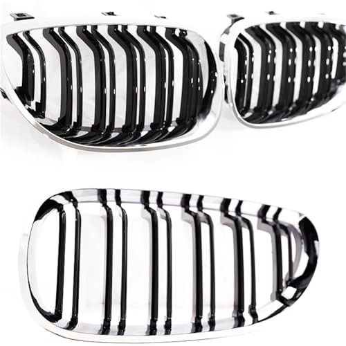 Calandra delantera de riñón negro brillante para parachoques BMW E60 E61 M5 4
