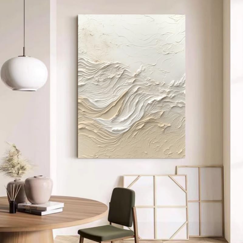 Nuage mer peinture à l'huile faite main pour évader votre esprit