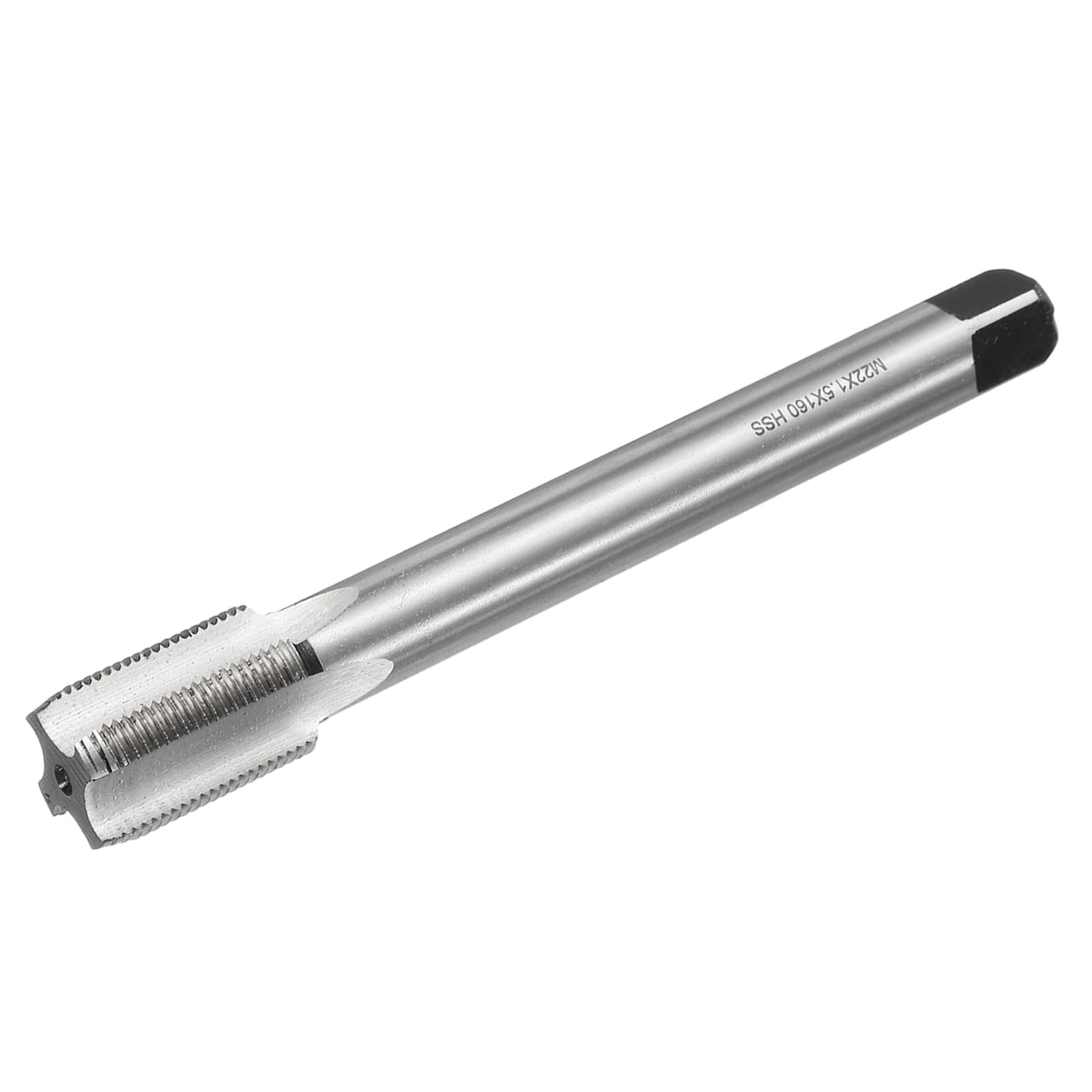 Taraud métrique M22 x 1,5 mm taraudage extra long 160 mm h2