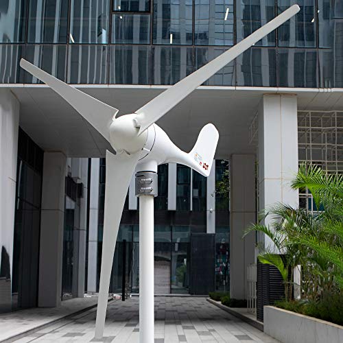Marsrock Small Wind Turbine Generator Ac 12Volt 400W Economy Windmill With Mppt Controller For Wind Solar Hybrid System 2M/S Start Wind Speed 3 Blades (400Watt 12Volt) #TOP7
