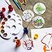 Sublimation Ceramic Ornaments - Bulk White Round Porcelain Ornament Blanks for Heat Press Printing - Personalized Xmas Tree Keepsake Crafts Gift