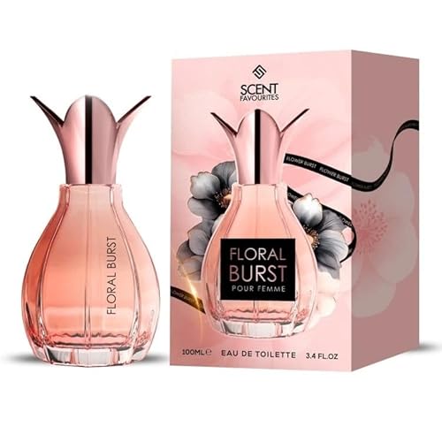 ark future Scent Favourites Floral Burst Pour Femme Eau de Toilette – 100mL – Notes of Tea, Bergamot, Jasmine, Orchid and Rose