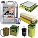 Produktbild QR-PARTS 69380118 Filter Set Inspektionspaket 5 Liter Motoröl Top Tec 4200 5W-30 MANN-FILTER Innenraumfilter Kraftstofffilter Luftfilter Ölfilter